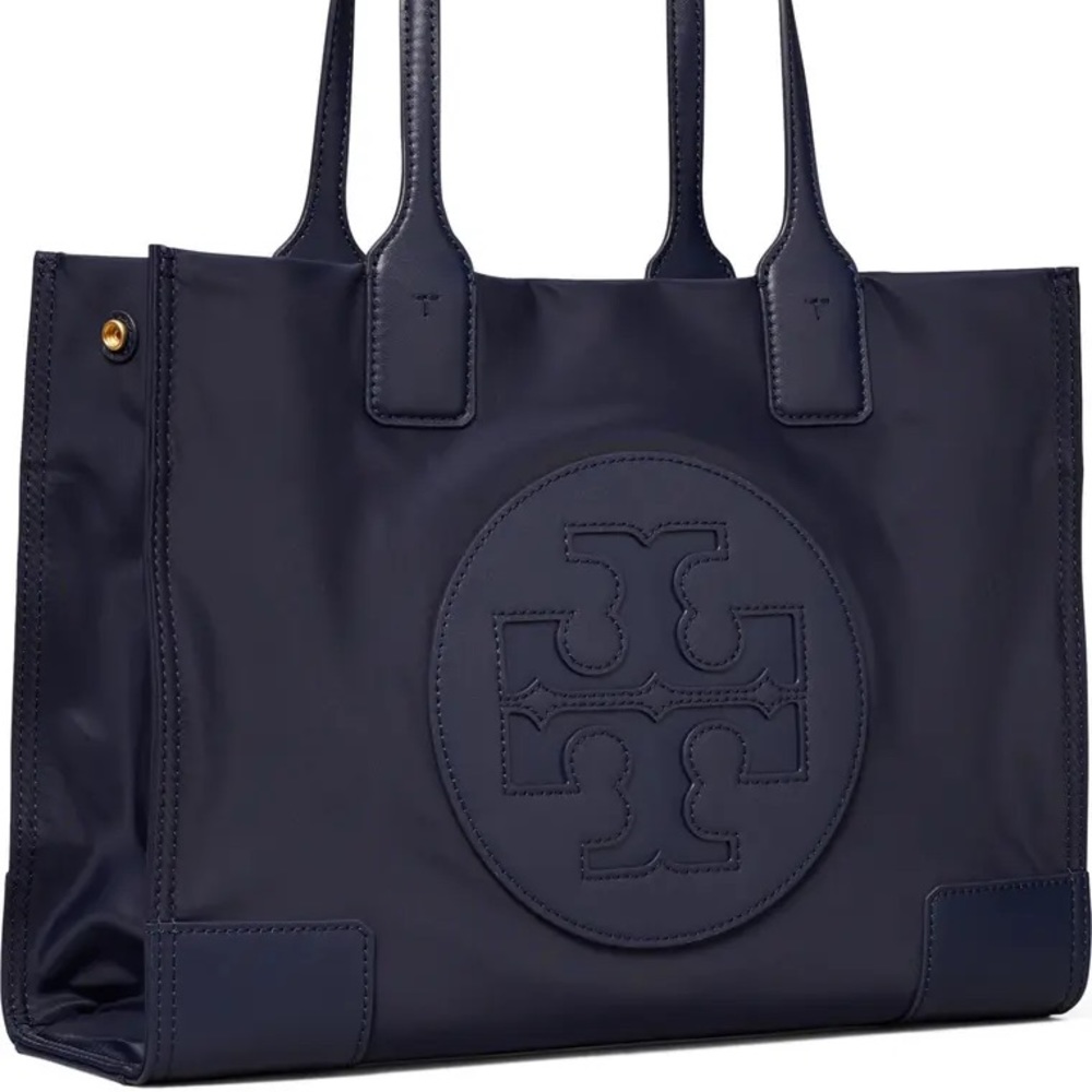 NEW Tory Burch Ella Mini Tote Bag Tory Navy